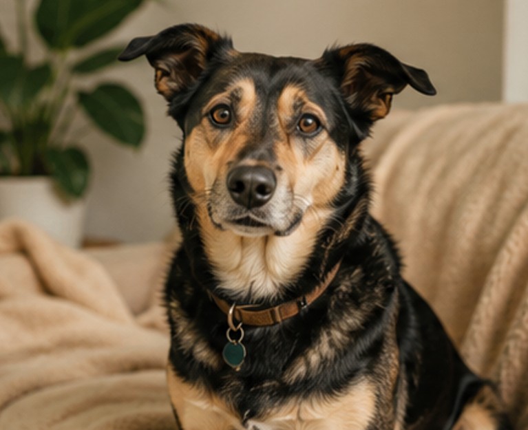 Luna the rescue mix